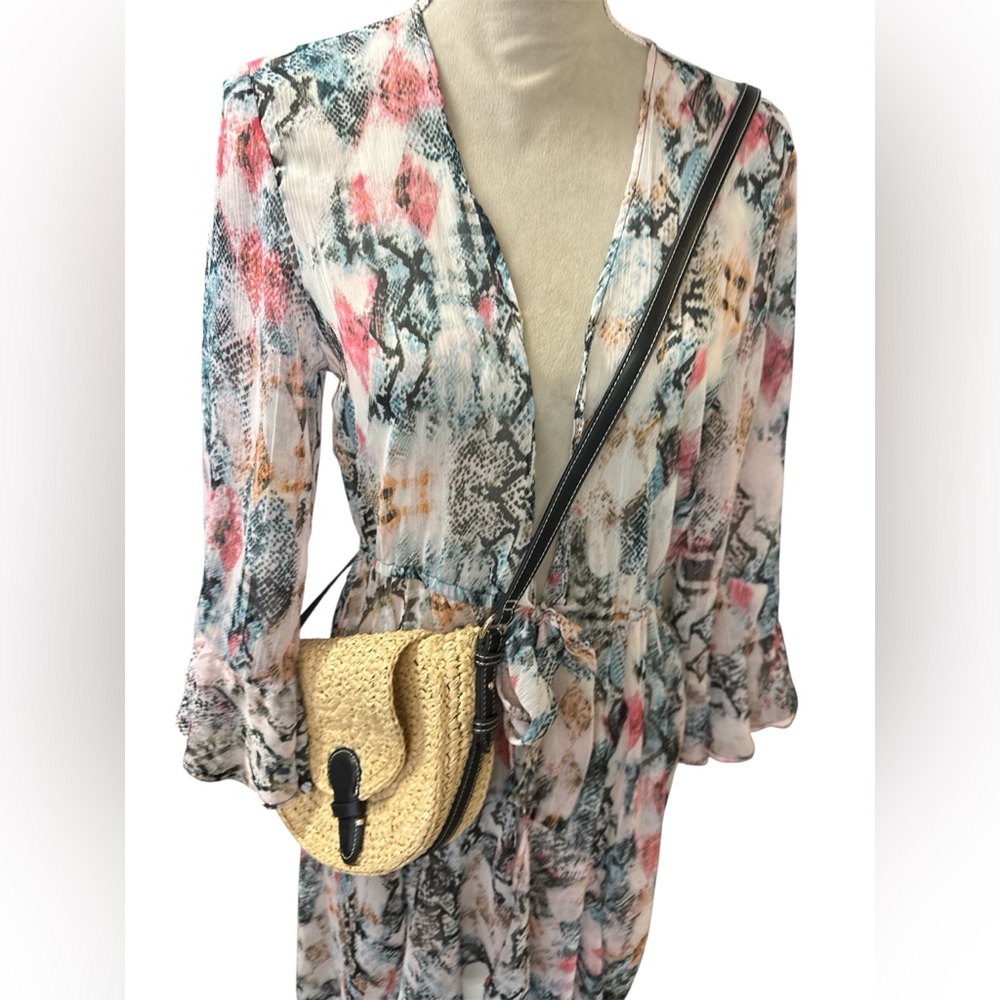 America & Beyond Boho Kimono Duster L